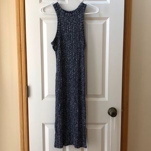 Navy Blue Knitted Dress